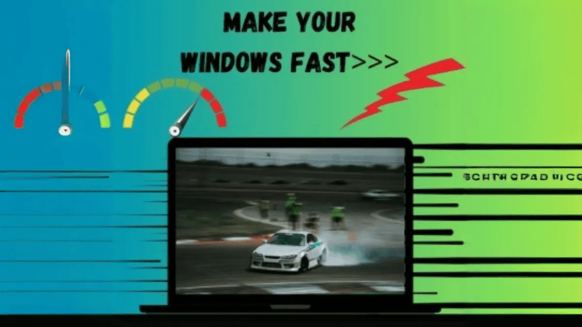 Speed up Windows laptop